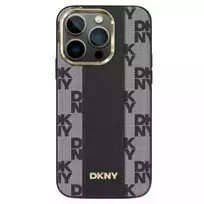 Apple iPhone 14 Pro Max DKNY Hardcase Leather Checkered Mono Pattern MagSafe (DKHMP14XPCPVSLK) dėklas telefonui juodos spalvos