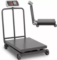 Steinberg Systems Pramoninės platforminės svarstyklės ant ratų 600 kg / 100 g LCD