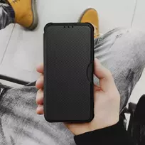 Dėklas Oem RAZOR Book skirtas Samsung Galaxy A35 5G juodos spalvos