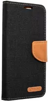 Oem CANVAS Book dėklas skirtas Xiaomi Redmi Note 13 5G juodos spalvos
