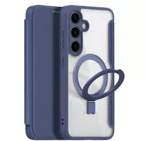 Dux Ducis Skin X Pro magnetic ring/su stoveliu Samsung S24 Plus - dėklas telefonui mėlynos spalvos