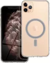 Dėklas Oem Case for iPhone 11 PRO MAX Clear Mag Cover (STR) compatible with MagSafe transparent