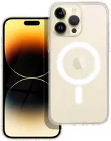 Dėklas Oem Case for iPhone 14 PRO MAX Clear Mag Cover (STR) compatible with MagSafe transparent