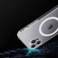Dėklas Oem Case for iPhone 12 MINI Clear Mag Cover (STR) compatible with MagSafe transparent