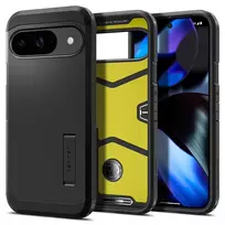 Spigen Tough Armor – dėklas skirtas Google Pixel 9 / 9 Pro Juodas