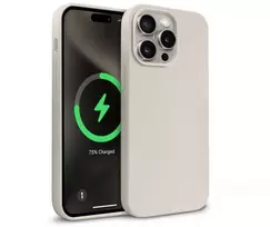 Crong Color Cover Magnetic - dėklas skirtas Apple iPhone 15 Pro Max MagSafe Stone rusvai gelsvas