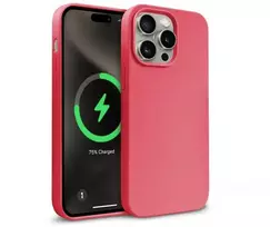 Crong Color Cover Magnetic – dėklas, skirtas iPhone 15 Pro Max MagSafe (rožinis)