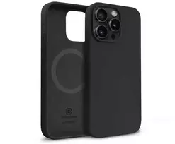 Crong Color Cover Magnetic - dėklas skirtas Apple iPhone 15 Pro MagSafe Juodas