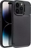 OEM dėklas, skirtas iPhone 13 PRO, anglies pluošto, juodos spalvos