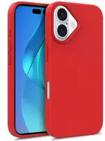 Hurtel Multiple Color Wheat Case MagSafe Apple iPhone 16 – dėklas telefonui raudonos spalvos