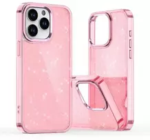 Hurtel Glitter Apple iPhone 16 Pro – dėklas telefonui rožinės spalvos