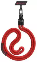 Audi virvelė telefonui 120cm10mm crossbody red AUS-CBL10-RSQ/D1-RD