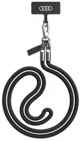 Audi virvelė telefonui 120cm 6mm crossbody juodos spalvos AU-CBL8-R8/D1-BK