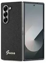 Dėklas Guess GUHCZFD6HGGSHK Z Fold6 F956 juodos spalvos 4G Glitter Script