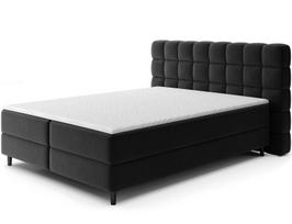 Lova su čiužiniu Camma 180x200, juoda