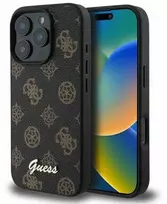 Guess Peony Script MagSafe Apple iPhone 16 Pro Max - dėklas telefonui juodos spalvos