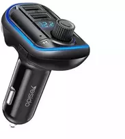 Yesido Transmitter FM Y44 MP3, Bluetooth - 2xUSB + Micro SD - 20W juodas