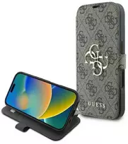 Guess 4G Metal Logo Apple iPhone 16 Plus - dėklas telefonui rudos spalvos