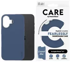Panzer Glass CARE by PanzerGlass Fashion Case Apple iPhone 16 6.1" dėklas telefonui mėlynos spalvos/dėklas telefonui mėlynos spalvos MagSafe 1381