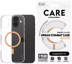 Dėklas PanzerGlass Flagship Apple iPhone 16 Plus 6.7 Panzer Glass CARE " persikų / persikų MagSafe 1375