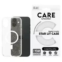 Panzer Glass CARE by PanzerGlass Flagship Star Lit Apple iPhone 16 Plus 6.7" dėklas telefonui baltos spalvos MagSafe 1343