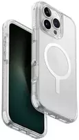 UNIQ dėklas Combat Luminous Apple iPhone 16 Pro 6.3" Magclick Charging baltos spalvos