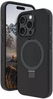 dbramante dbramante1928 Iceland Ultra D3O MS Kick - apsauginis dėklas su stovu iPhone 16 Pro, suderinamas su MagSafe (juodas)