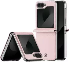 Dėklas Dux Ducis Bril Samsung F741 Z Flip6/F761 Z Flip7 FE rožinis