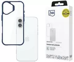 3mk Satin Armor Case+ Mėlyna Apple iPhone 16 Plus - dėklas telefonui skaidrus
