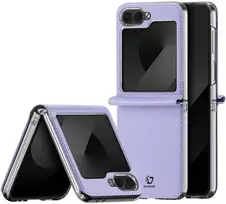 Dėklas Dux Ducis Bril Samsung F741 Z Flip6/F761 Z Flip7 FE violetinis