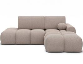 Kampinė sofa Vittario, šviesiai ruda sp., 170 x 227 cm x 95 cm