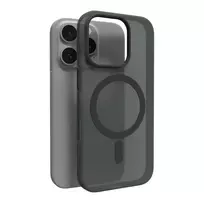 Silikoninis Puro Daylight MagSafe Apple iPhone 16 Pro Max – dėklas telefonui juodos spalvos