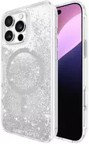 Case-Mate Waterfall MagSafe – dėklas, skirtas iPhone 16 Pro Max (sidabras)