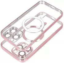 Dėklas Oem Case for iPhone 12 Electro Mag Cover compatible with MagSafe auksinis-rose