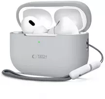 Apple AirPods Pro 1 / 2 Tech-Protect silikoninis Crayon dėklas ausinėms pilkos spalvos