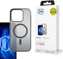 Dėklas 3mk Frosty MagCase Apple iPhone 16 Pro juodas