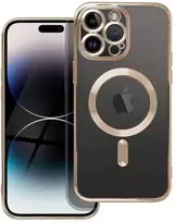 Dėklas Oem Case for iPhone 14 PRO MAX Electro Mag Cover compatible with MagSafe auksinis