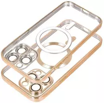 Dėklas Oem Case for iPhone 12 PRO MAX Electro Mag Cover compatible with MagSafe auksinis