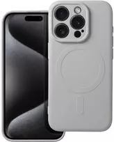 Oem Dėklas Silicone Mag Cover (MagSafe) skirtas iPhone 15 Pro titano spalvos