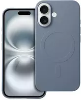 Dėklas Oem Case for iPhone 16 Silicone Mag Cover compatible with MagSafe (big hole) light mėlynas