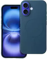 Oem Dėklas Silicone Mag Cover (big hole) (MagSafe) skirtas iPhone 16 mėlynas