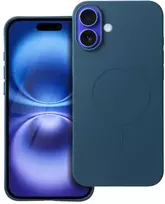 Oem Dėklas Silicone Mag Cover (big hole) (MagSafe) skirtas iPhone 16 Plus mėlynas