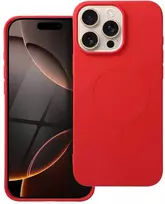 Dėklas Oem Case for iPhone 16 PRO MAX Silicone Mag Cover compatible with MagSafe (big hole) red