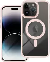 Dėklas Oem Case for iPhone 14 PRO MAX Color Edge Mag Cover compatible with MagSafe pink