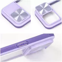Oem SLIDER dėklas skirtas Samsung Galaxy S24 Plus violetinės spalvosinės spalvos