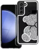 Oem TEDDY BEAR Dėklas skirtas Samsung Galaxy A15 4G / A15 5G sidabro spalvos