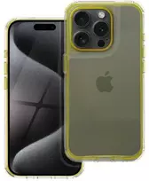 OEM dėklas, skirtas iPhone 16 PRO MAX, Matrix, skaidrus, geltonas