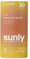 Attitude Mineralinė apsauginė lazdelė kūnui Tropical SPF 30 Sunly (Mineral Sunscreen Stick) 60 g