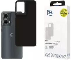 3MK Matt Dėklas Motorola Moto G85 juodos spalvos