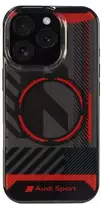 Apple iPhone 16 Pro Audi IML Sport MagSafe (AUS-IMLMIP16P-RSQ/D2-BK) dėklas telefonui juodos spalvos